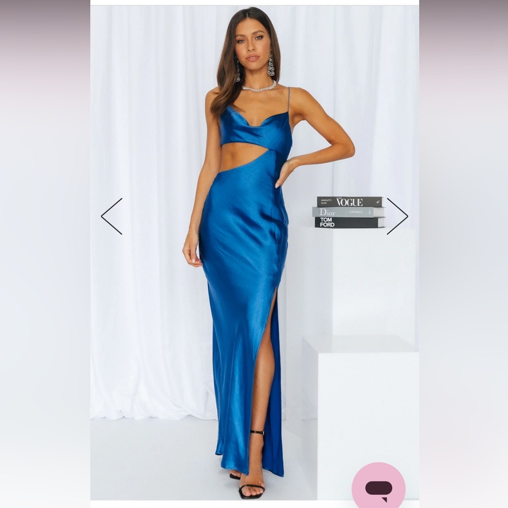 Women’s blue dress